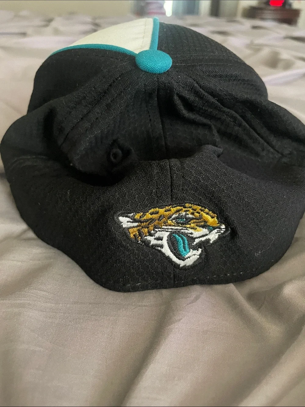 Black & Teal Team Cap